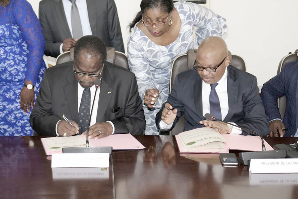 Signature de la convention de coopération