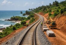 Au Cameroun, le gouvernement va mobiliser 400 milliards Fcfa pour une ligne de chemin de fer reliant le port de Kribi au réseau ferroviaire national