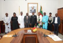 Le Directeur Général de TotalEnergies Marketing Cameroon au Ministère des Transports