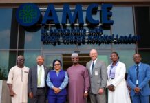 Dr George Elombi en visite au Centre Médical Africain d’Excellence dans le cadre de sa première année d’impact transformateur