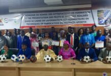 Le Cameroun forme 34 instructeurs pour développer la fabrication locale d’équipements sportifs